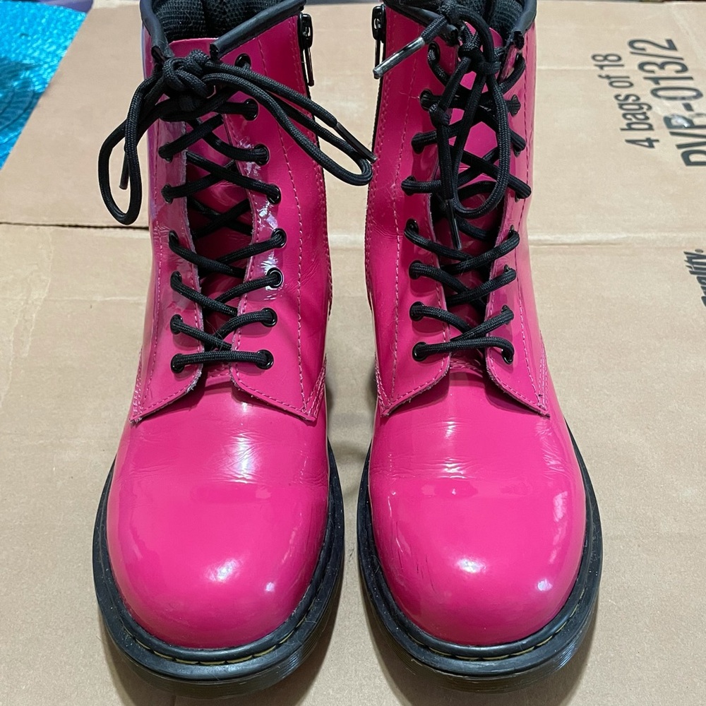 Dr. Martens Boots Delaney Hot Pink size 5